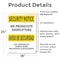 Signmission We Prosecute Shoplifters Bilingual OSHA Security Notice Sign, Vinyl Decal, 18in W x 24in L, 2PK OS-2PACK-SN-D-1824-L-11680 - alternate 6